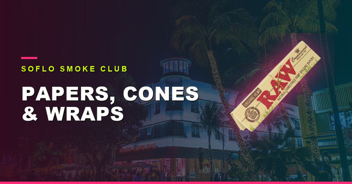 Rolling papers, cones and wraps
