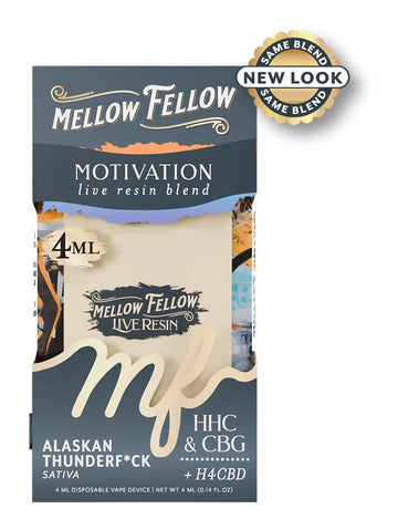 Mellow Fellow Live Resin Blend 4ml Disposable — Mellow Fellow cannabis disposable vape