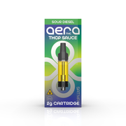 Aera THCP Sauce 2g Cartridge flavor options — Aera