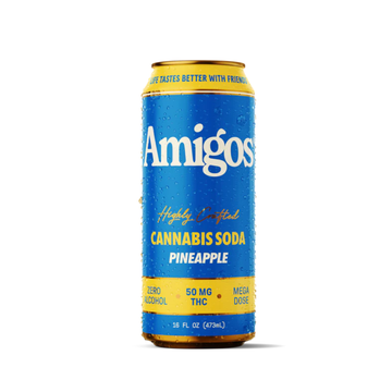 Amigos THC Soda 50mg - Pineapple
