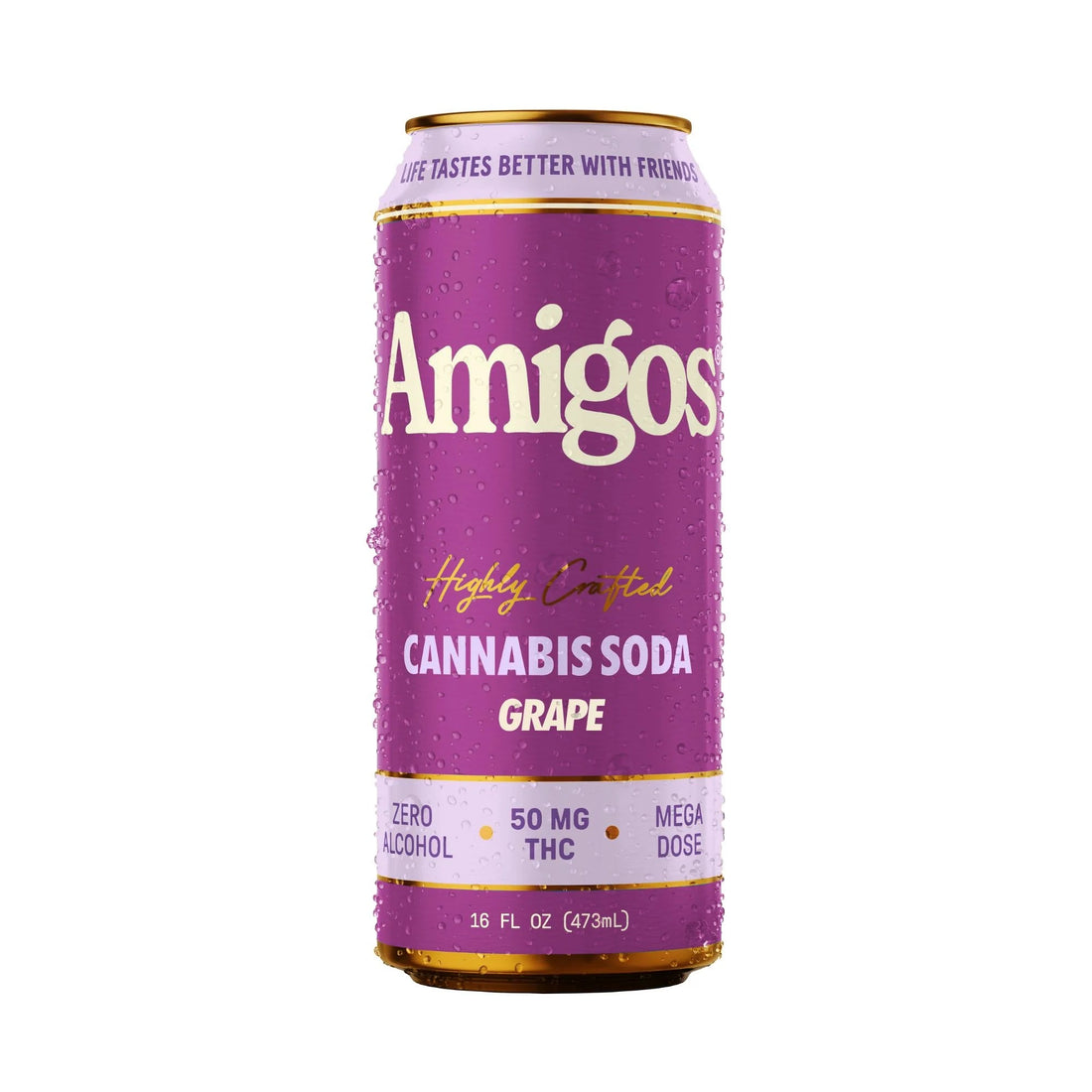 Amigos THC Soda 50mg - Grape