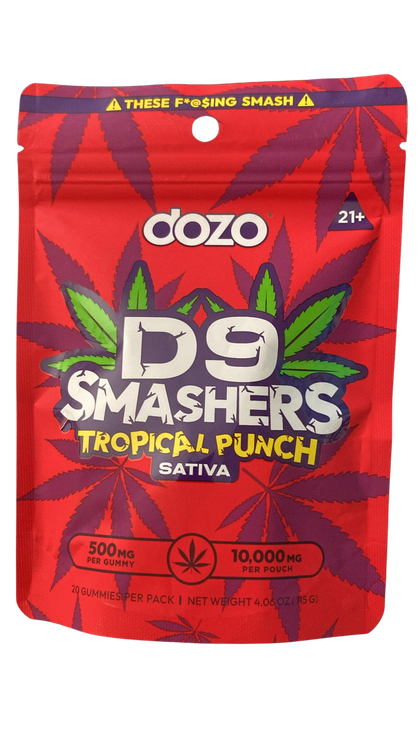 Dozo D9 Smashers Gummies 4.06oz - Tropical Punch