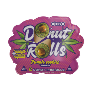 Dozo Donut Rolls 4.2G - Purple Cookies