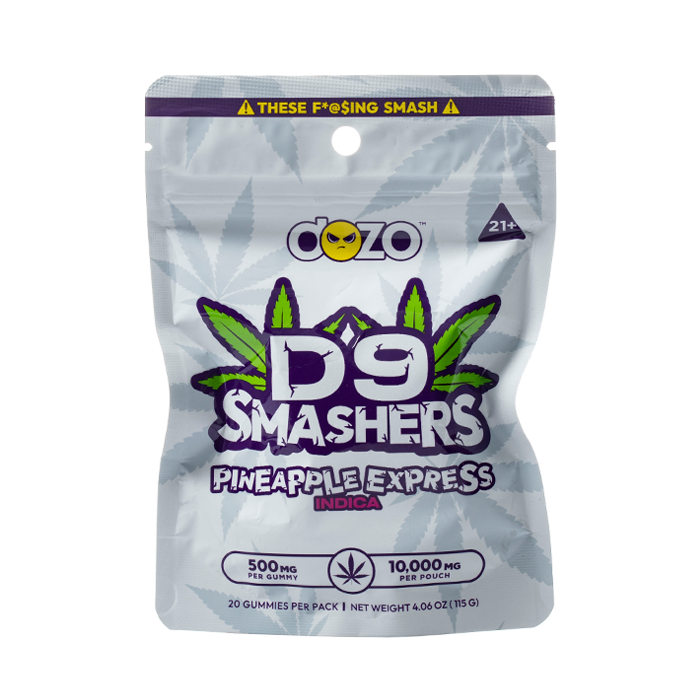 Dozo D9 Smashers Gummies 4.06oz - Pineapple Express