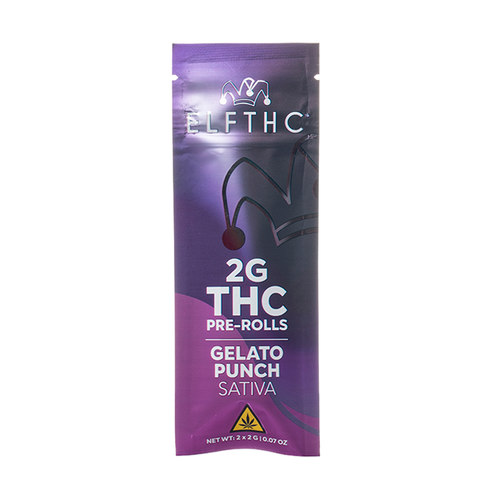 ELFTHC 2G THC Pre-Rolls - Gelato Punch