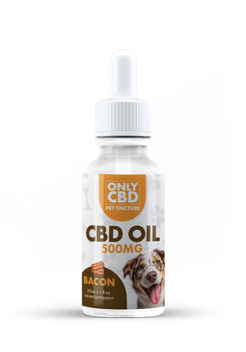Only CBD PET Tinctures 500MG - Bacon