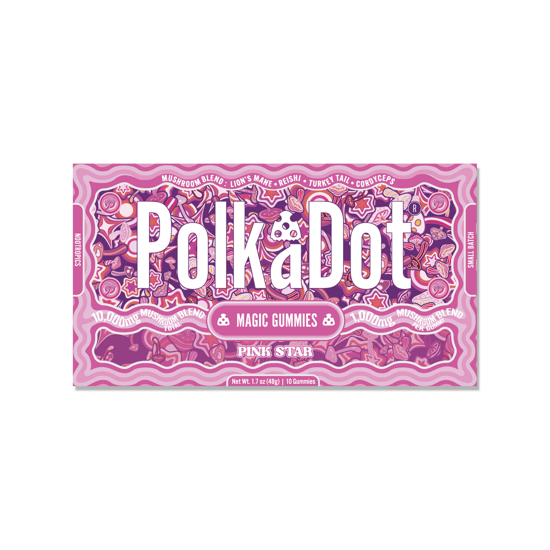 Polkadot Gummies 5G - Pink Star