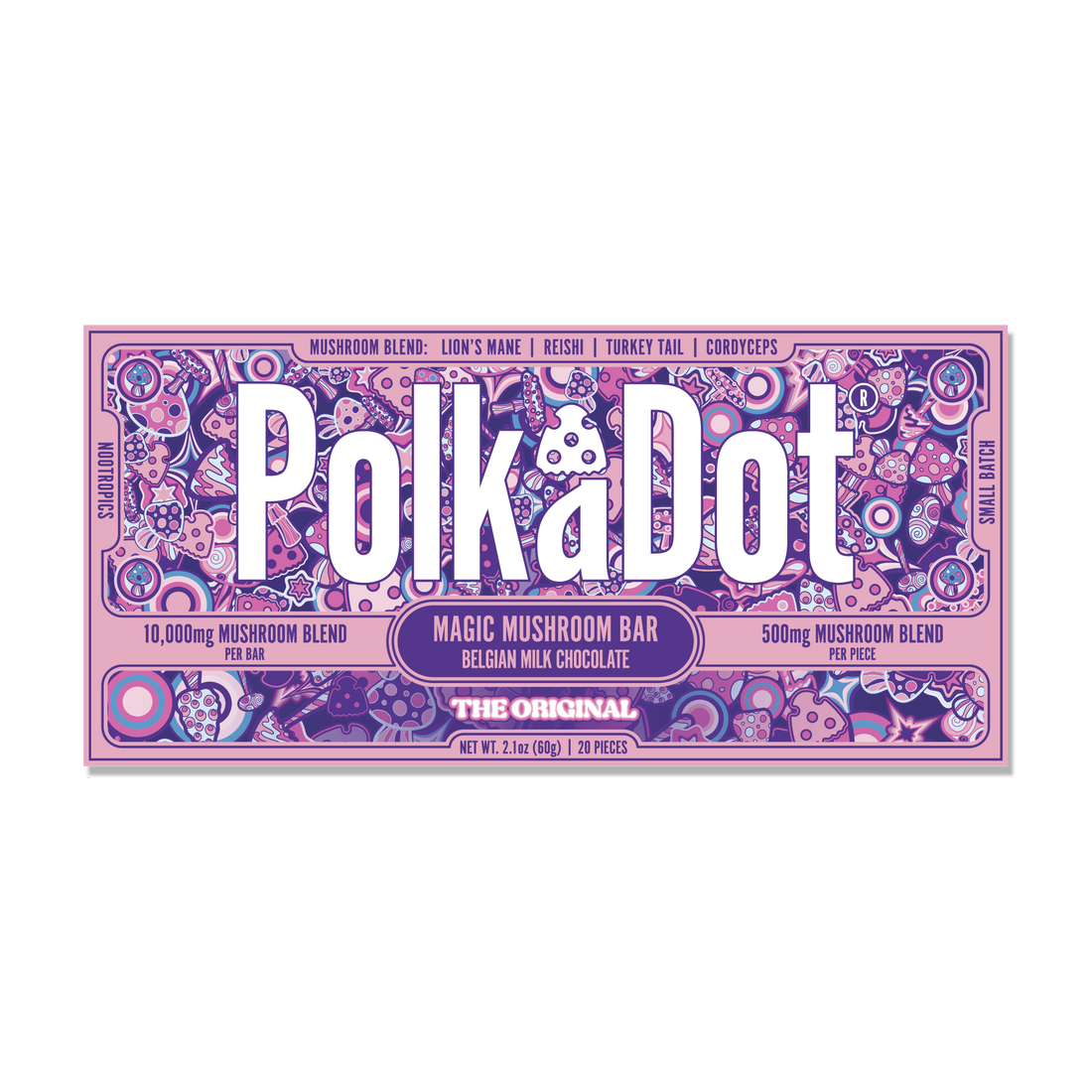 Polkadot Chocolate Bar 2.1oz - The Original