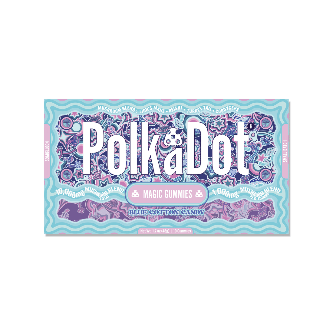 Polkadot Gummies 5G - Blue Cotton Candy