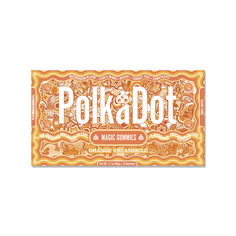 Polkadot Gummies 5G - Orange Creamsicle