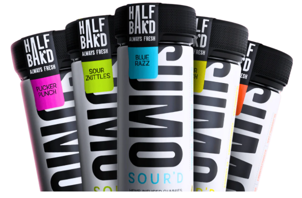 Half Bak'd Sumo Sour'D Blend Infused Gummies - 10,000MG — Half Bak'd THC/CBD edible