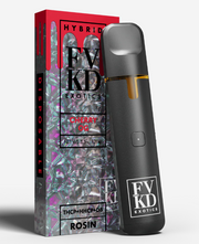 FVKD Exotics - THCP/HHCP/D8 Rosin 3.5G Disposable back of package — FVKD