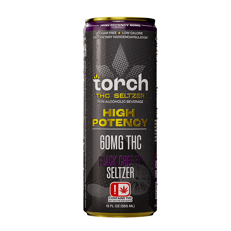 Torch THC Seltzer 60mg - Black Cherry