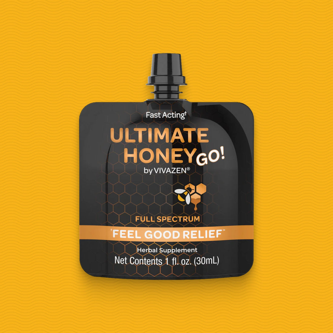 VivaZen Ultimate Honey GO! Kratom Extract 30mL Pouch