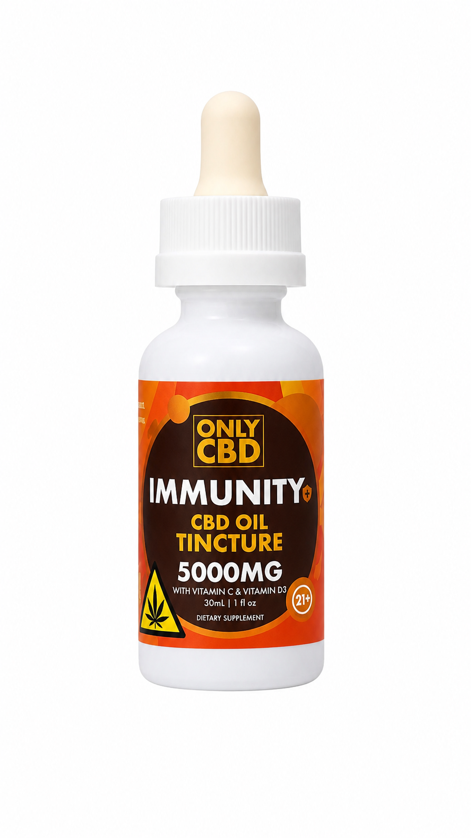 Only CBD Tincture 1oz 5000mg 30ml - IMMUNITY