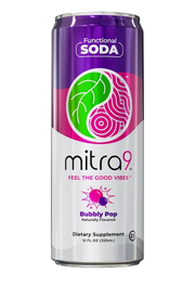 Mitra 9 Kratom Seltzer 12oz Can - Bubbly Pop