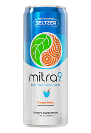 Mitra 9 Kratom Seltzer 12oz Can - Cream Soda