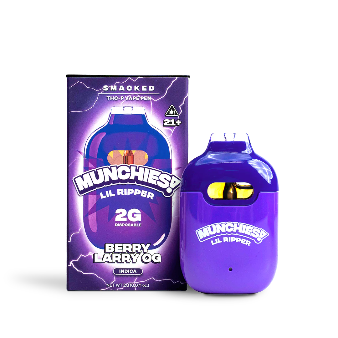 Munchies Lil Ripper Smacked 2g THCP Disposable — Munchies cannabis disposable vape